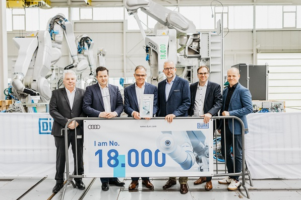 第18,000台杜尔机器人应用于奥迪电动汽车喷涂 中国化工网,okmart.com